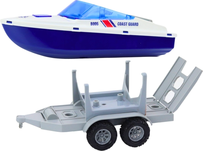 Přívěs pro bezpečný převoz člunu