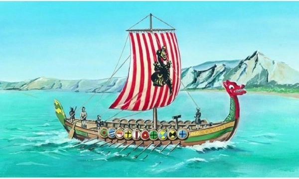 Viking Ship DRAKKAR – Model 1:60
