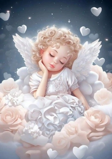 Diamond Painting Angel 30x40 cm