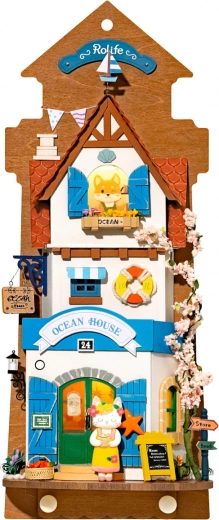 RoboTime Wall-Mounted Miniature House Island Villa