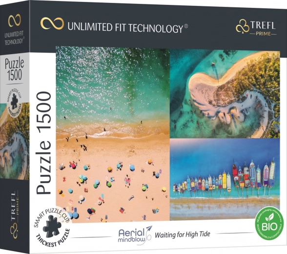 Trefl puzzle UFT Aerial Mindblow: Waiting for the Tide 1500 pieces