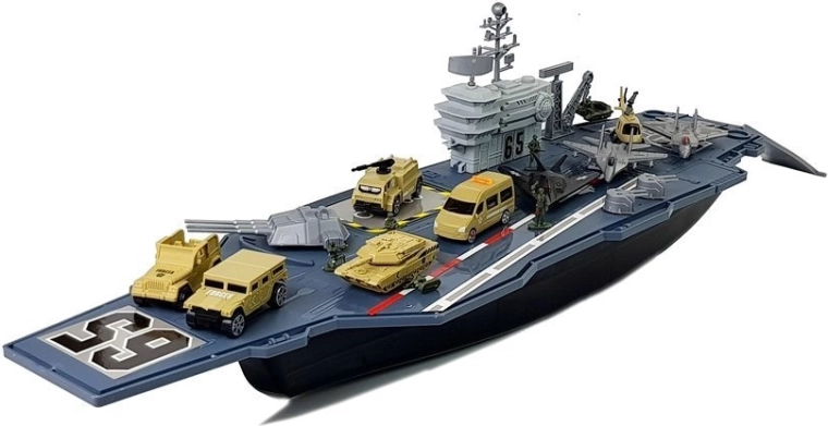 Bohatý set letadel a techniky