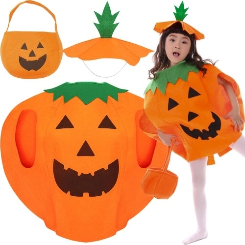 Children's Pumpkin Costume for Halloween