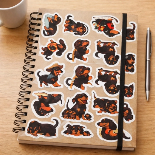 Easy decorating for notebooks and planners