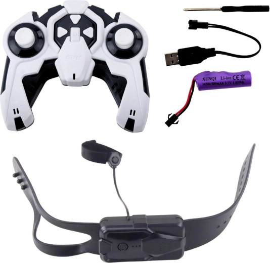 Control via 2.4 GHz and hand gestures