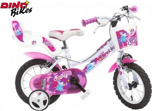 Dětské kolo 12" bílé DINO BIKES