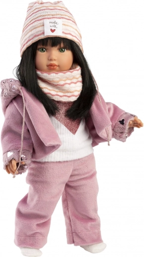 Realistic Doll Llorens Greta with Soft Fabric Body 40 cm