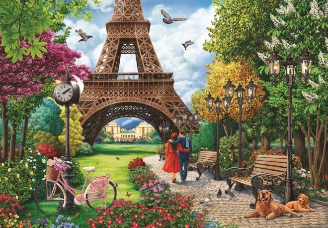 Puzzle Spring in Paris 500 pieces