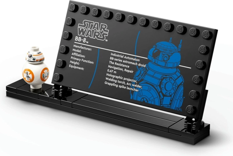 Verzamelstandaard met infoplaatje