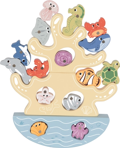 Balancing coral reef for stability training