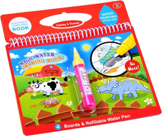 Water Coloring Book with Animals