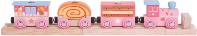 Bigjigs Rail Espresso dolce con binari