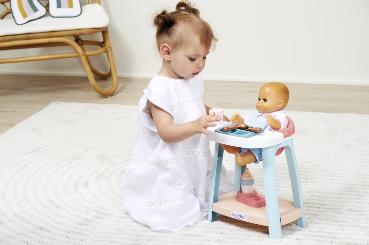 Realistic doll high chair