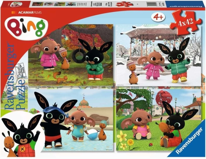 Ravensburger puzzle Bing 4×42 pieces