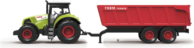 Traktor s prívesom a efektmi