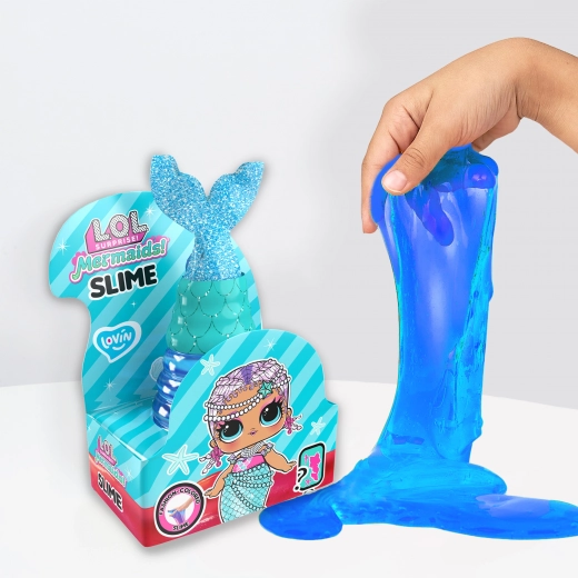 L.O.L. Surprise! blauwe anti-stress slijm Zeemeermin