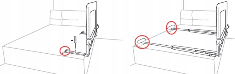 Safe 180° folding with lock