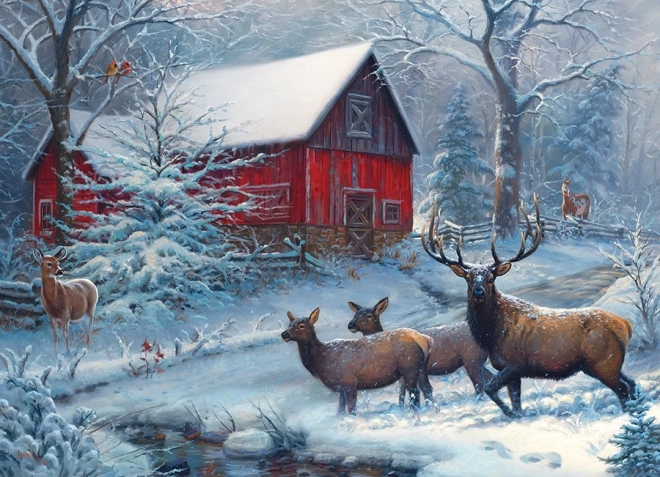 Puzzle COBBLE HILL Winter Magic 1000 pieces