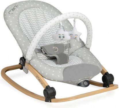 Vibrating Lounger with Melody and Toys MoMi Lumiwood