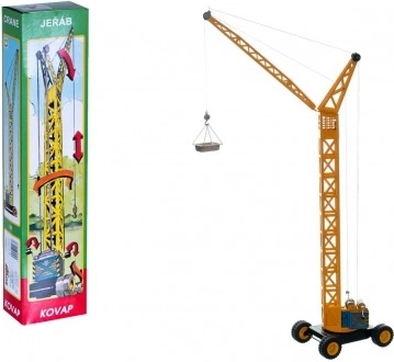 Kovový model žeriava pre deti