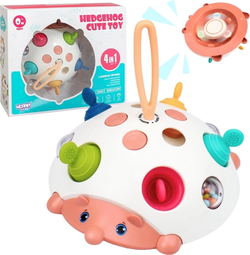 WOOPIE sensorisches Spielzeug 4in1 Igel Pop-it