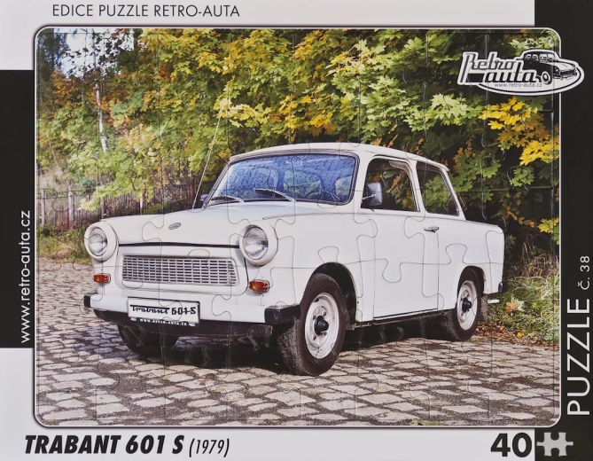 Retro Puzzle Trabant 601 S 40 Pieces