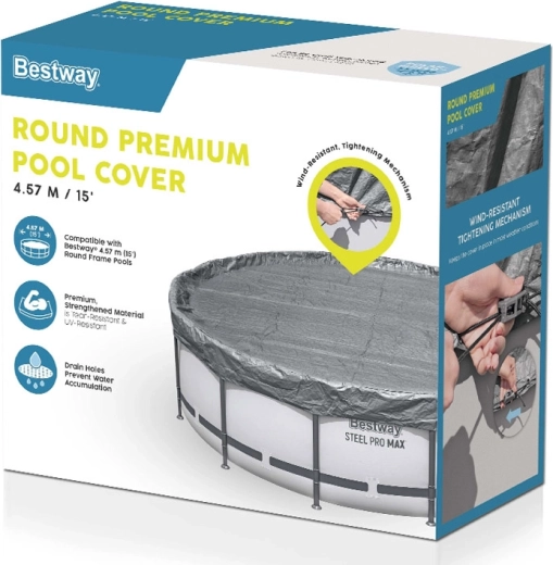 Drainage holes to prevent puddles