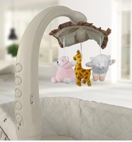 Umirujući vrtuljak s melodijama, vibracijama i noćnim svjetlom