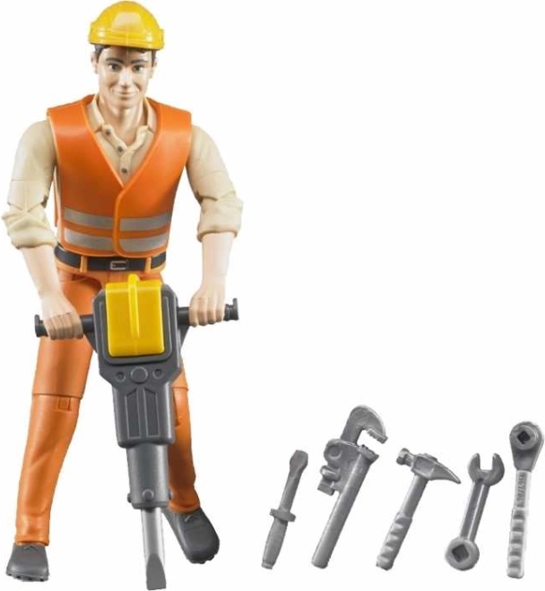 Bworld construction worker figure