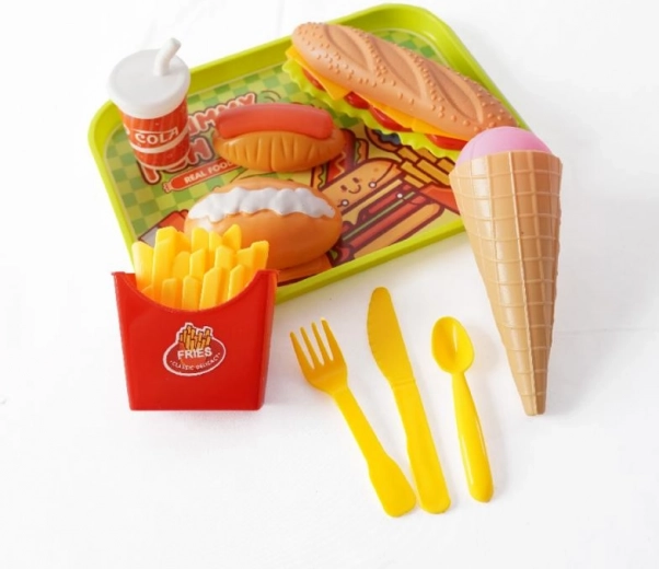 Everything on one tray for a complete feast