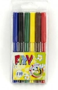 Wiky Colored Marker Set 6 pcs