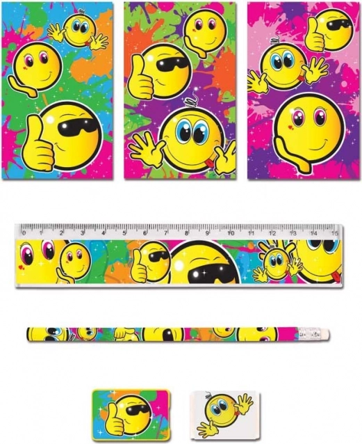 Writing Set Smiley Faces