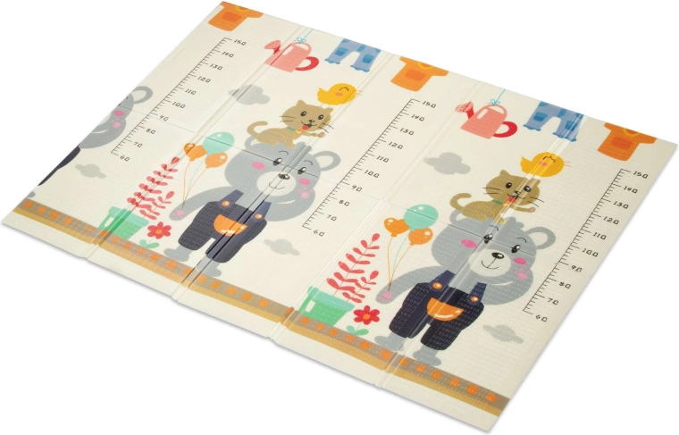 Double-sided graphics with height chart