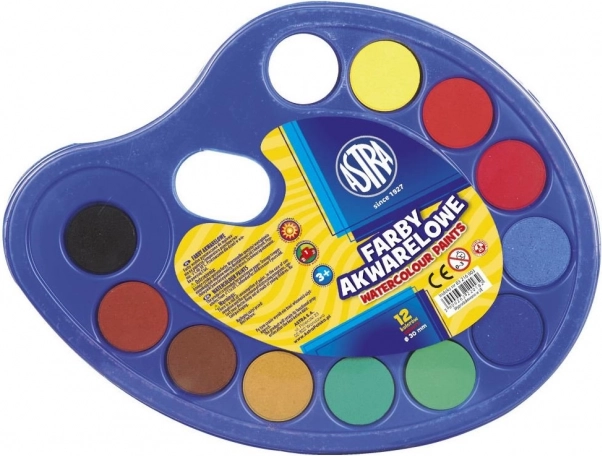 Aquarelles Astra 12 couleurs