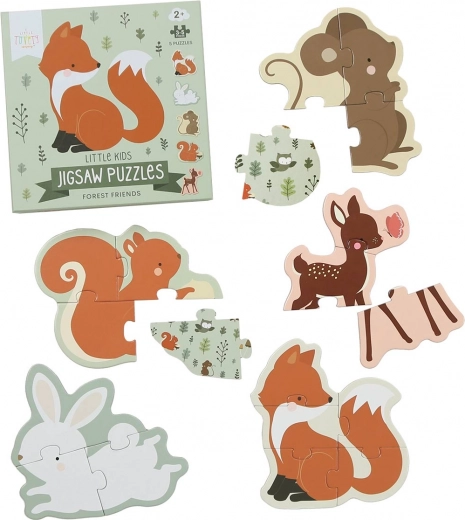 Puzzle Forest Animals for Kids - A Little Lovely Company