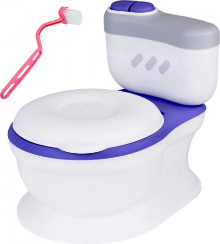 Interactive Kids’ Potty with Storage Box for Wipes – Purple