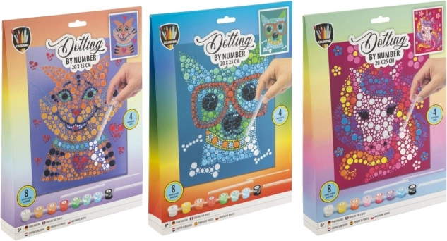 Pittura con i numeri: unicorno GRAFIX