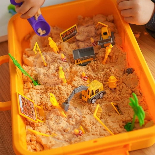 Køretøjer, figurer og skilte til realistisk leg