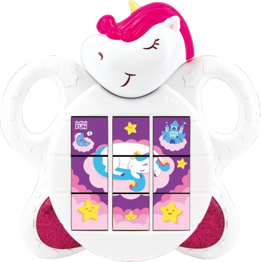 Interactive Sliding Puzzle Unicorn with Sounds