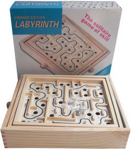 Wooden Game Labyrinth