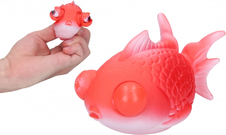 Knijpbare vis speelgoed 8 cm