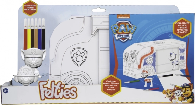 Felt Coloring PAW PATROL