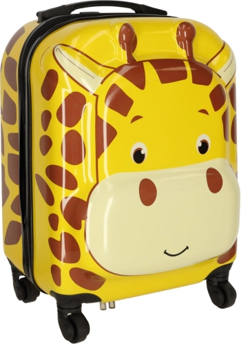 Valigia da viaggio per bambini con rotelle – Giraffa