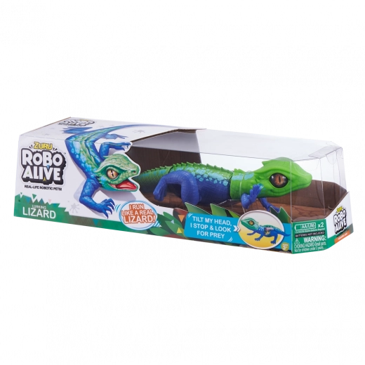 Realistický běh a zastavení jako u živé ještěrky