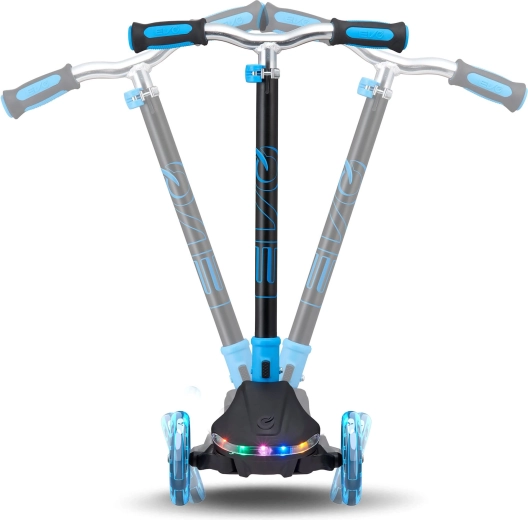 Stabiel driewielontwerp met lean-to-steer