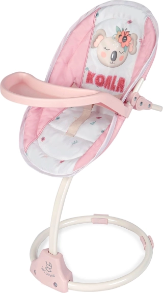 Multifunctional 3-in-1 high chair and rocker for dolls Koala