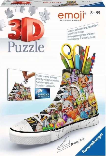 Ravensburger 3D-puslespil sneaker Emoji 108 brikker