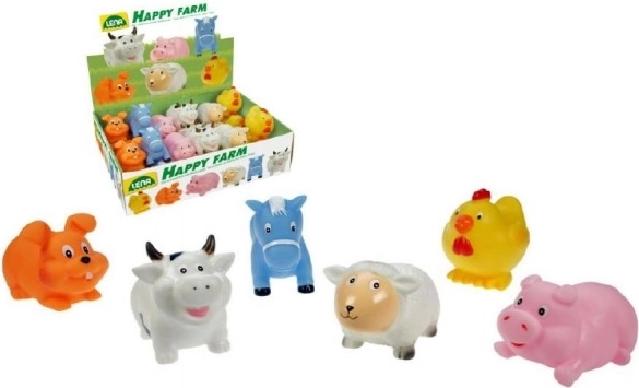 Lena Vrolijke boerderij – rubberen spuitdiertje