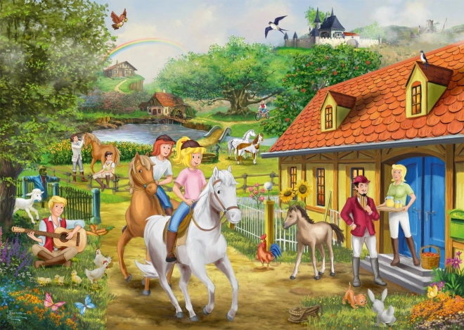 Puzzle Bibi and Tina: Martin's Farm 1000 Pieces