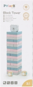 PolarB Wooden Tower Game Pastel